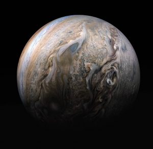 Jupiter tumultuous clouds, Juno