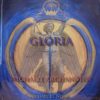 A painting of an angel with the word gloria written on it.